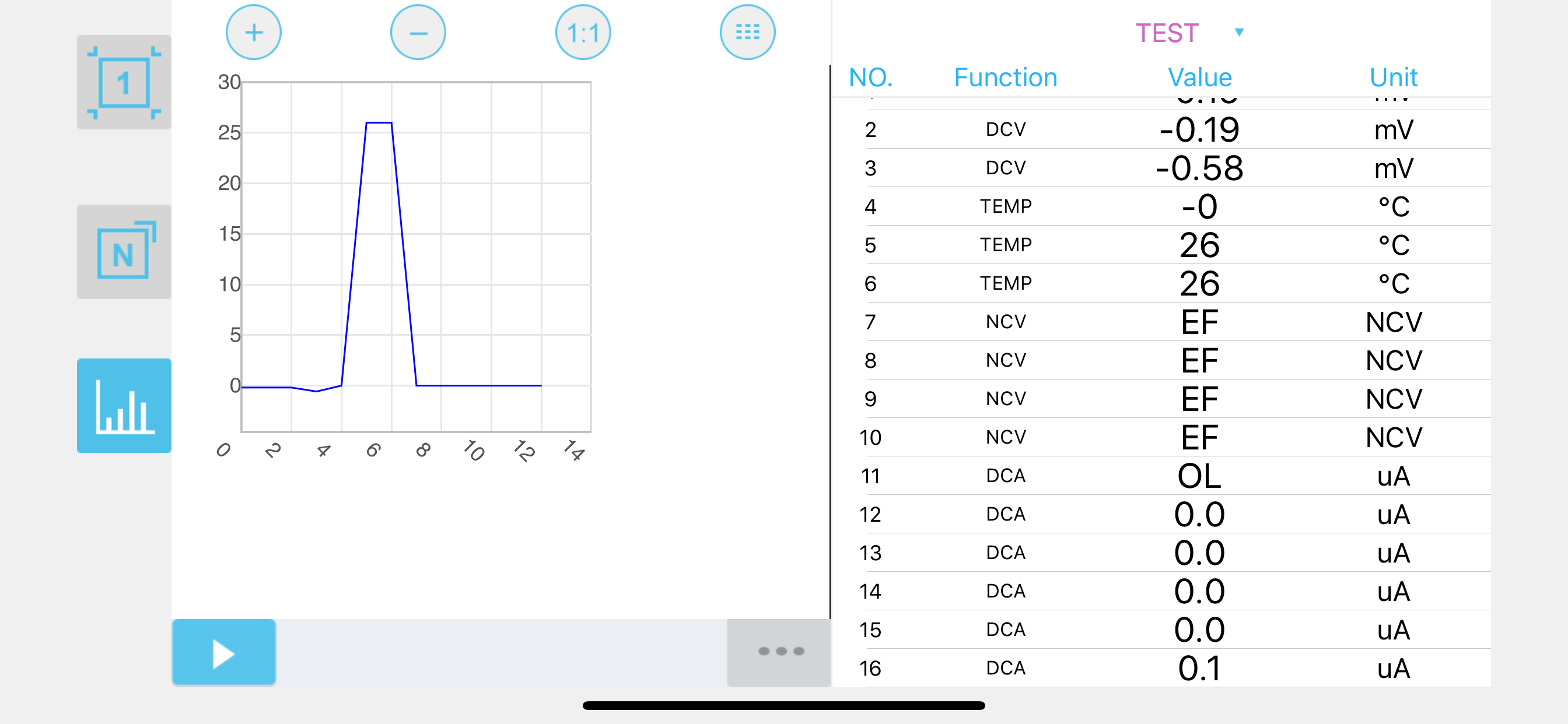OWON Multimeter BLE screenshot 3