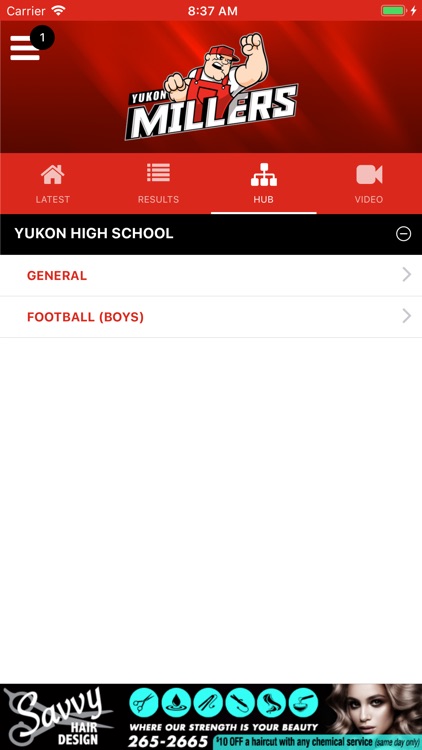 Yukon Millers Athletics screenshot-3