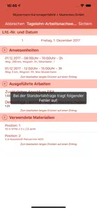 Service Report  (Tagelohn) screenshot #3 for iPhone