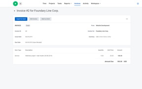 TMetric for Safari screenshot