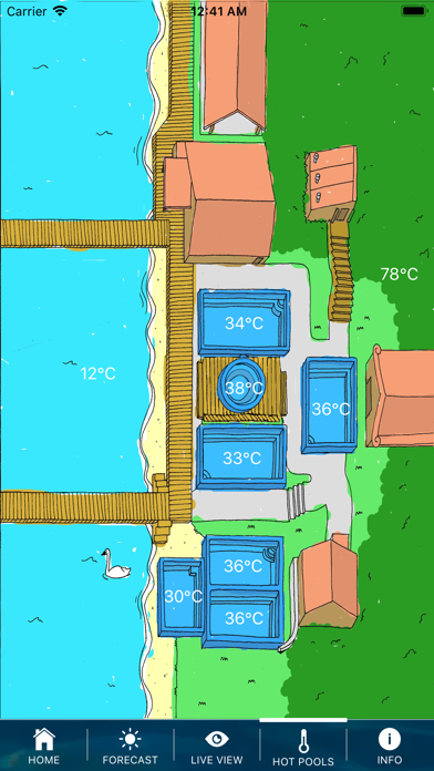 Lake Rotoiti Hot Pools iPhone screenshot