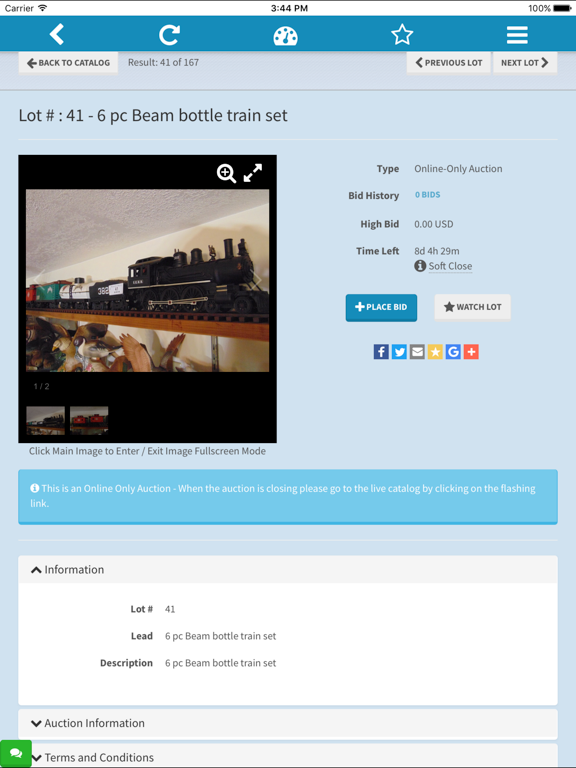 Screenshot #4 pour Baer Auctioneers