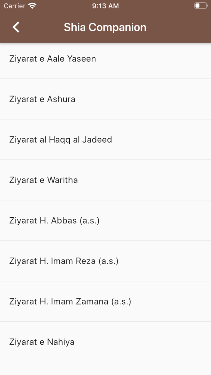 Shia Ithna Ashari Companion