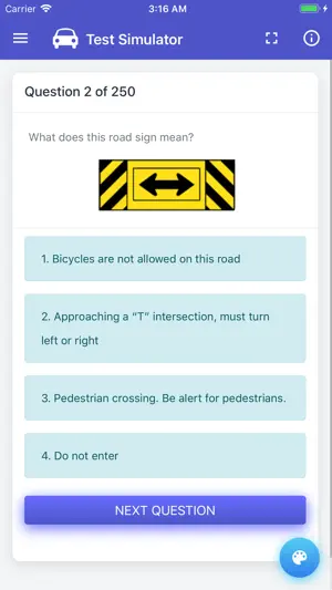 North Dakota DMV Practice Test screenshot 4