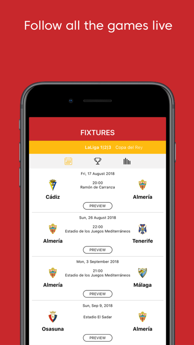 UD Almería - Official App Screenshot
