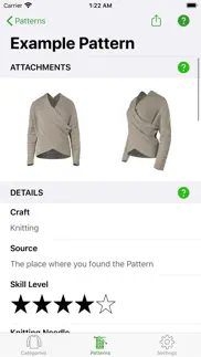 knitting patterns lite iphone bildschirmfoto 2