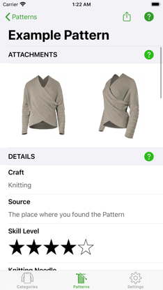 Knitting Patterns Lite screenshot 2