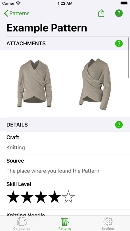 Knitting Patterns Lite