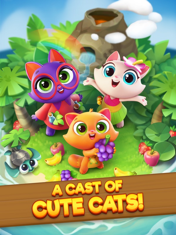 Tropicats: Match 3 Puzzle Game screenshot 10