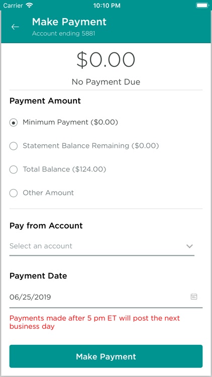 Aspire Account Center