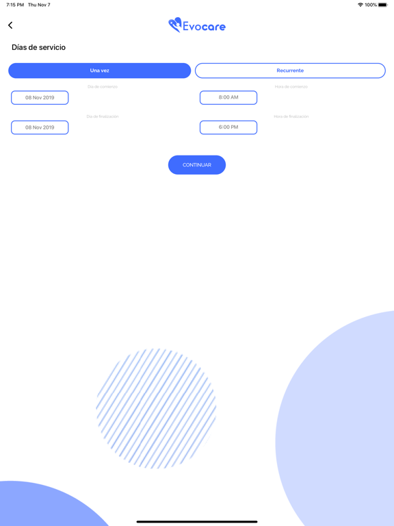 Evocare Client iPad screenshot 7 - Lifestyle app