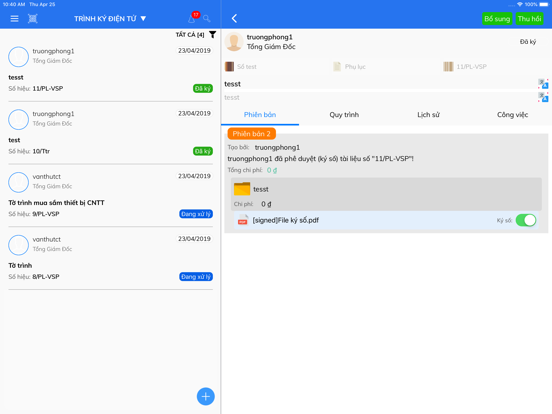 Screenshot #6 pour Vietsovpetro eOffice