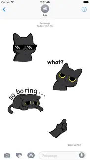 How to cancel & delete animated grumpy black cat 1