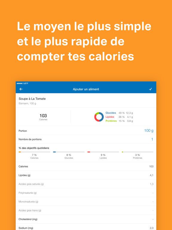 Screenshot #5 pour MyFitnessPal: compte-calories