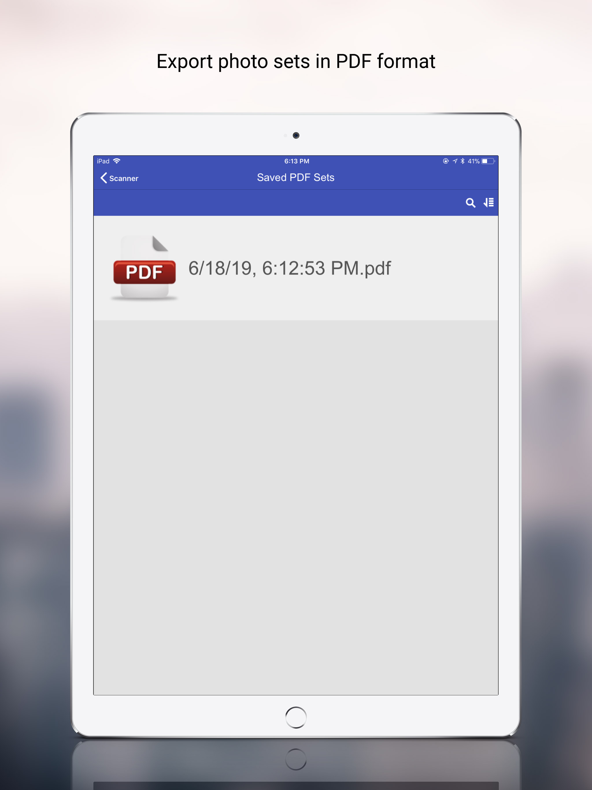 Camera to PDF Scanner App