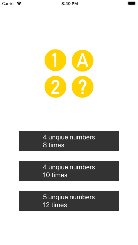 #4. Guess Number - 1A2B (iOS) Podle: CHENGDU MIAOZHI TECHNOLOGY CO., LTD.
