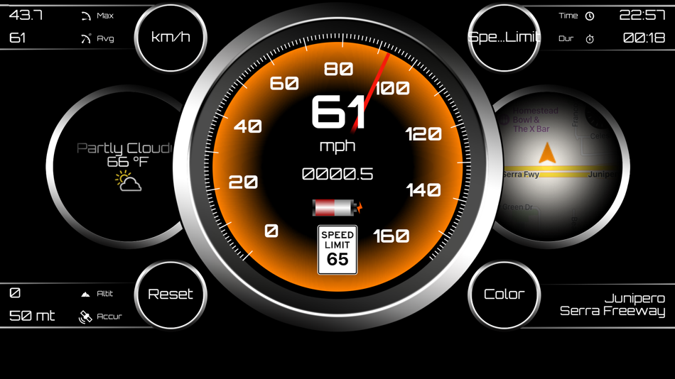 #10. Speedometer • (iOS) 由: UniCom Technology