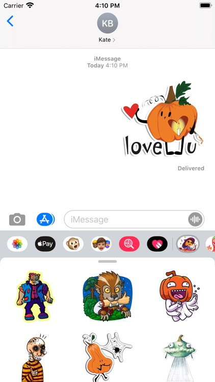 Spooky Scary Pumpkin Stickers