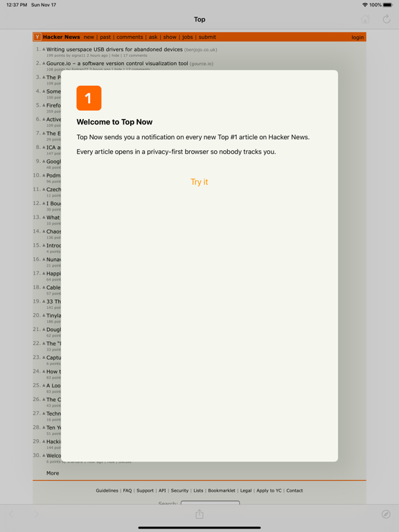Screenshot #4 pour Top Now
