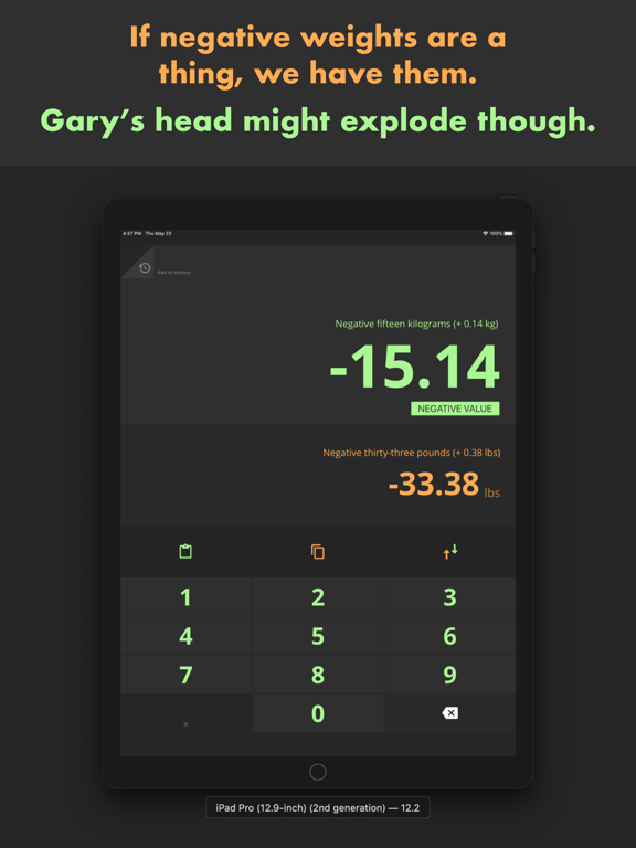 Screenshot #4 pour Kilograms To Pounds