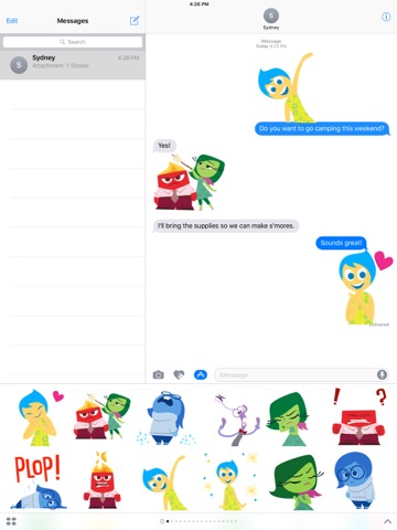 Disney Stickers: Inside Outのおすすめ画像4