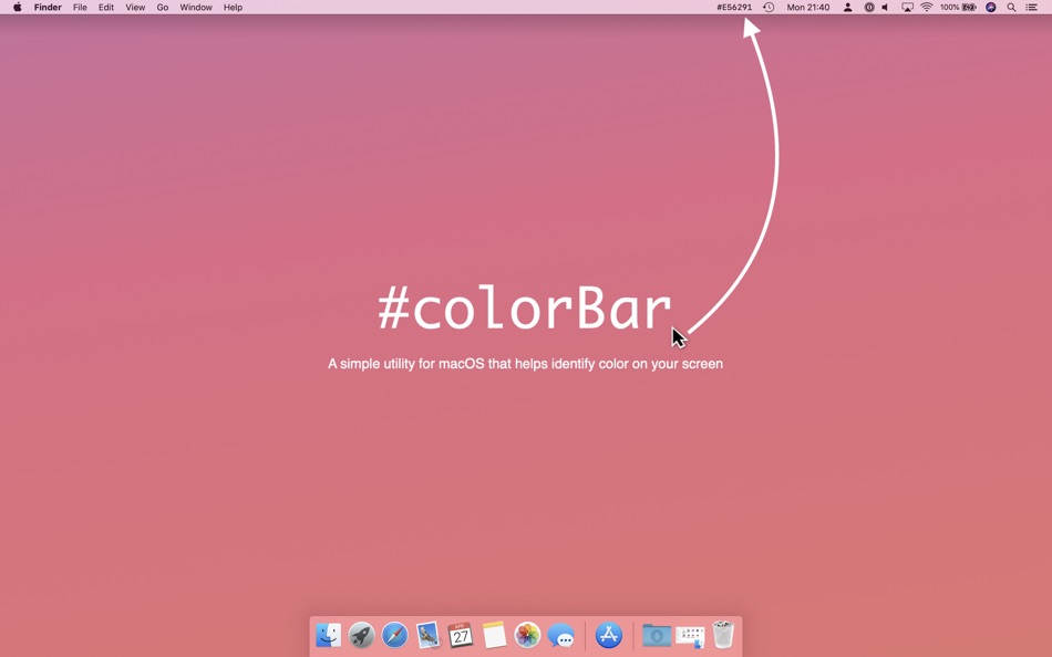 #1. #colorBar (macOS) 由: James Amner