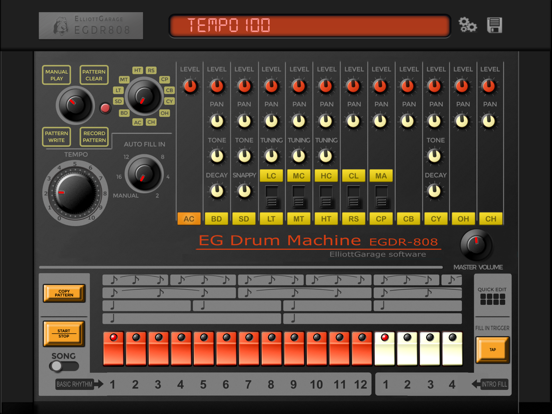 Screenshot #5 pour EGDR808 Drum Machine lite