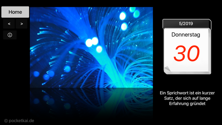 Screenshot #1 pour Spruch des Tages für TV