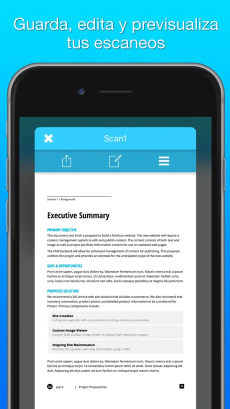 Escáner PDF Docs & Imagenes