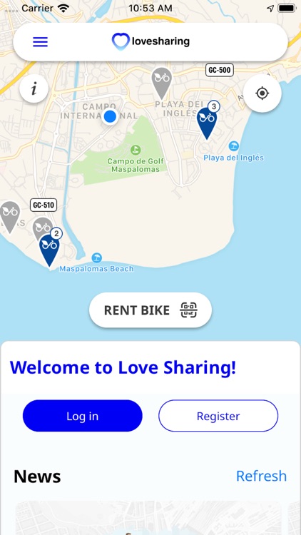 Lovesharing bikes