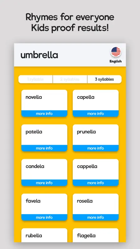 Rhyme Time - Rhyme Aid! screenshot 3 of 9
