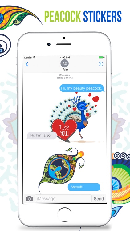 Peacock Stickers screenshot-3