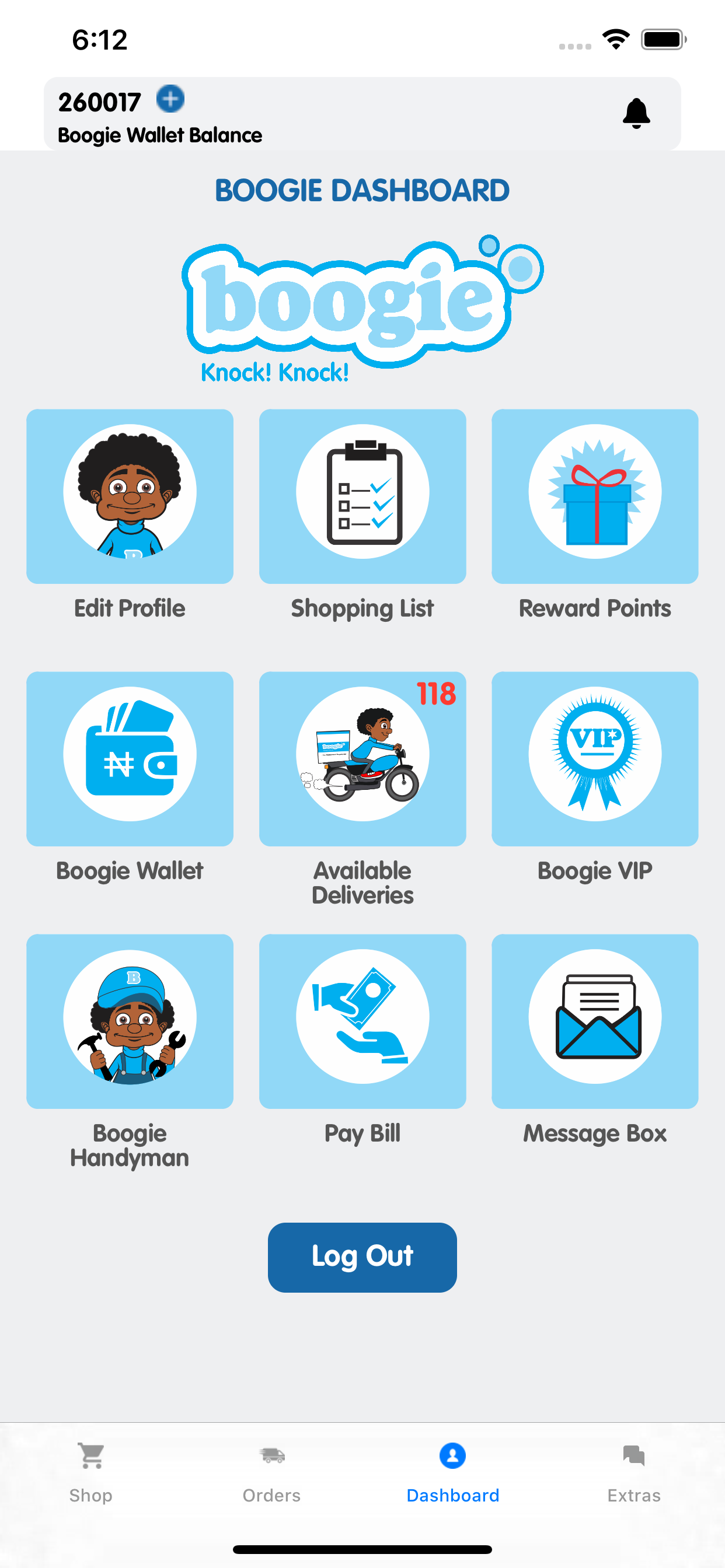 Boogie Shopping App