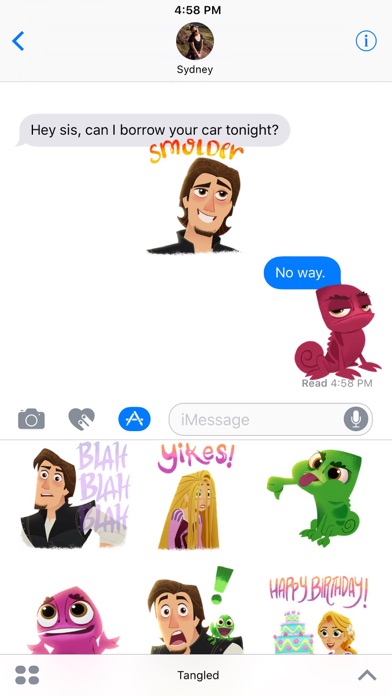 Screenshot #2 pour Disney Stickers: Tangled