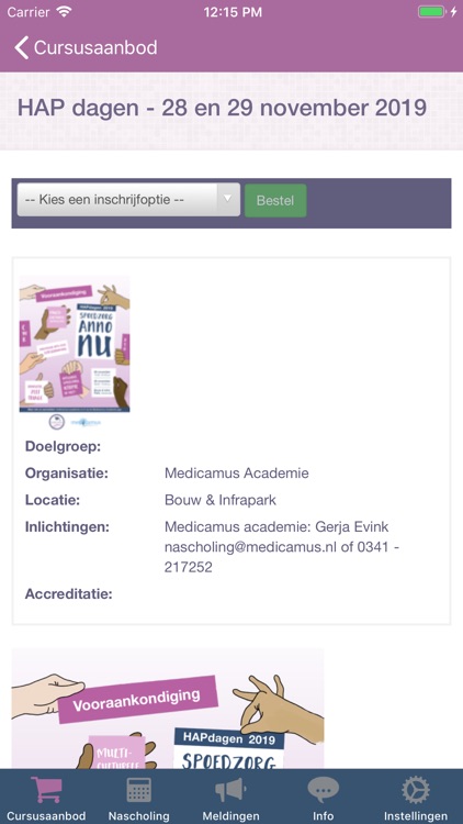 Medicamus Academie nascholing