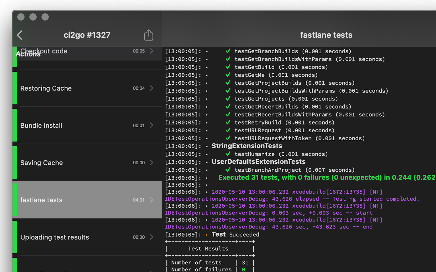 CI2Go The CircleCI Client