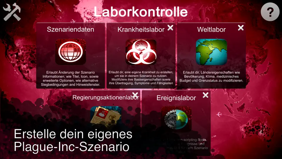 Screenshot von Plague Inc: Szenarioersteller auf dem iPhone 2