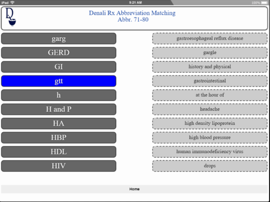 Screenshot #5 pour Pharmacy Medical Abbreviations