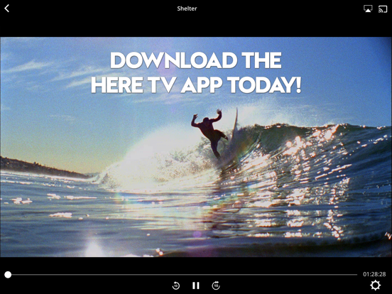 Here TV iPad screenshot 5 - Entertainment app