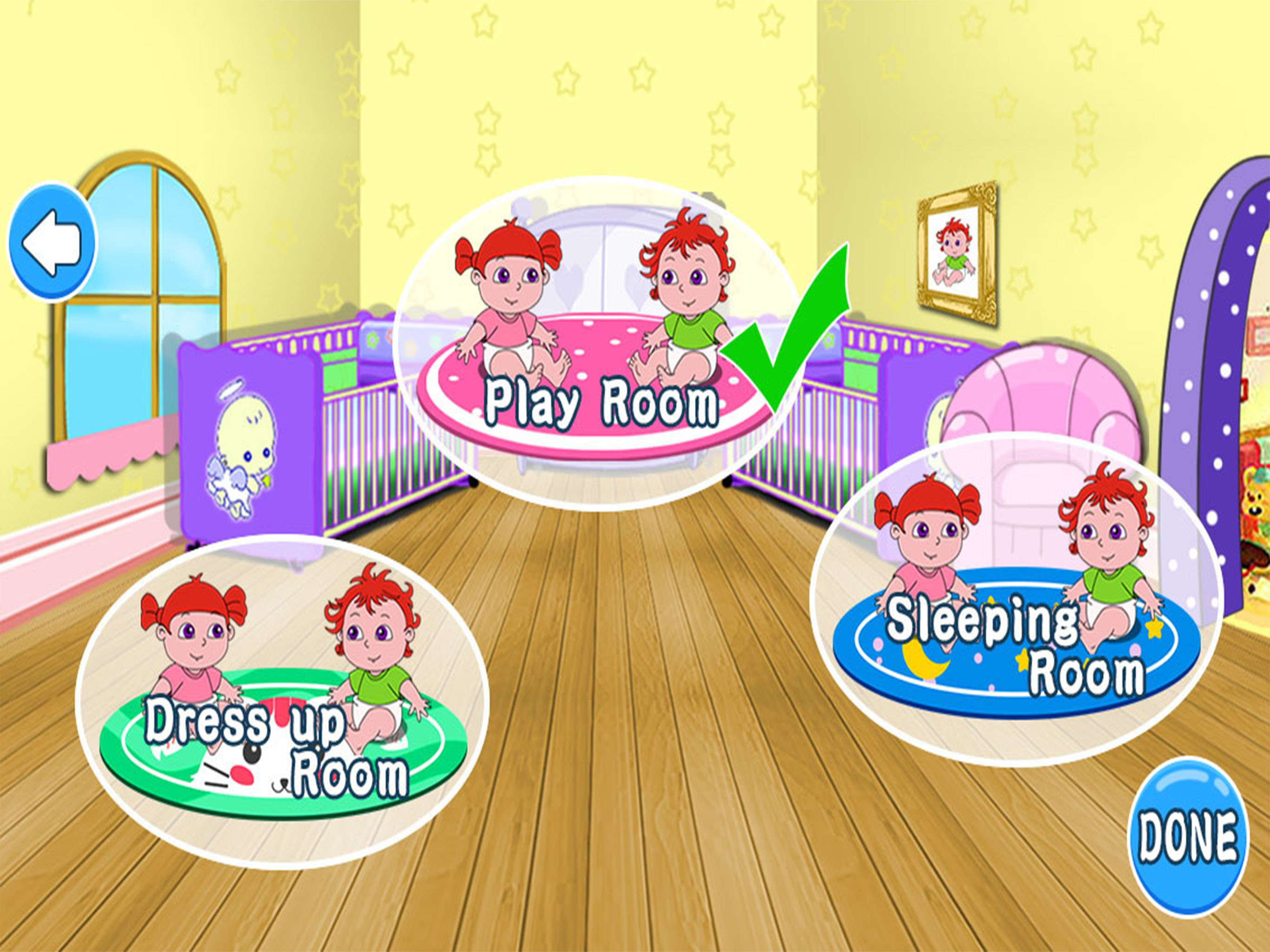Anna playtime with twins