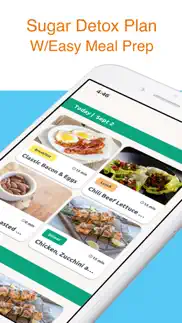 sugar detox diet meal plan iphone screenshot 1