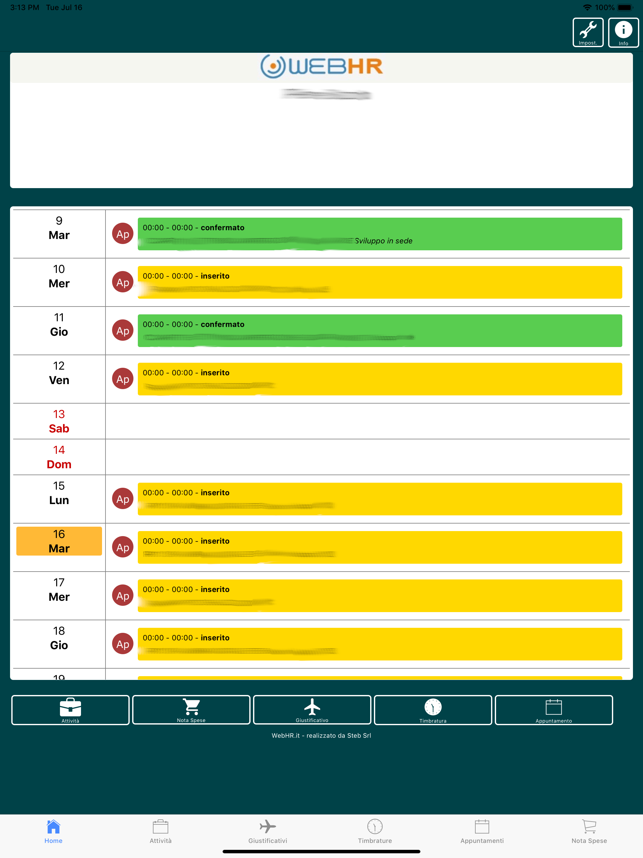 WebHR - Mobile screenshot 7