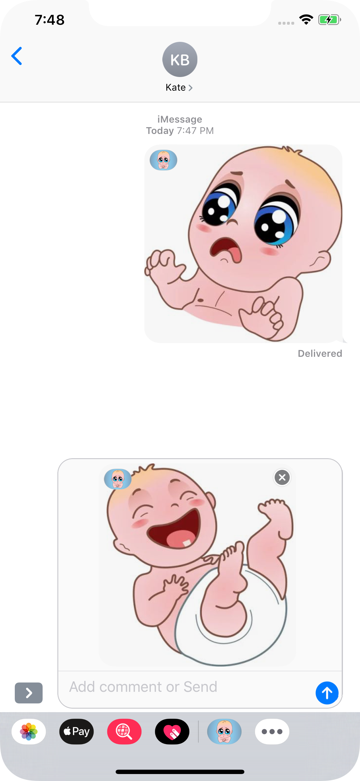 Cute Baby Expressions screenshot 3