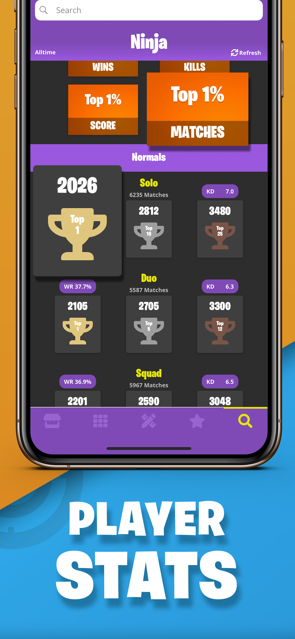 TraX - Tracker for Fortnite