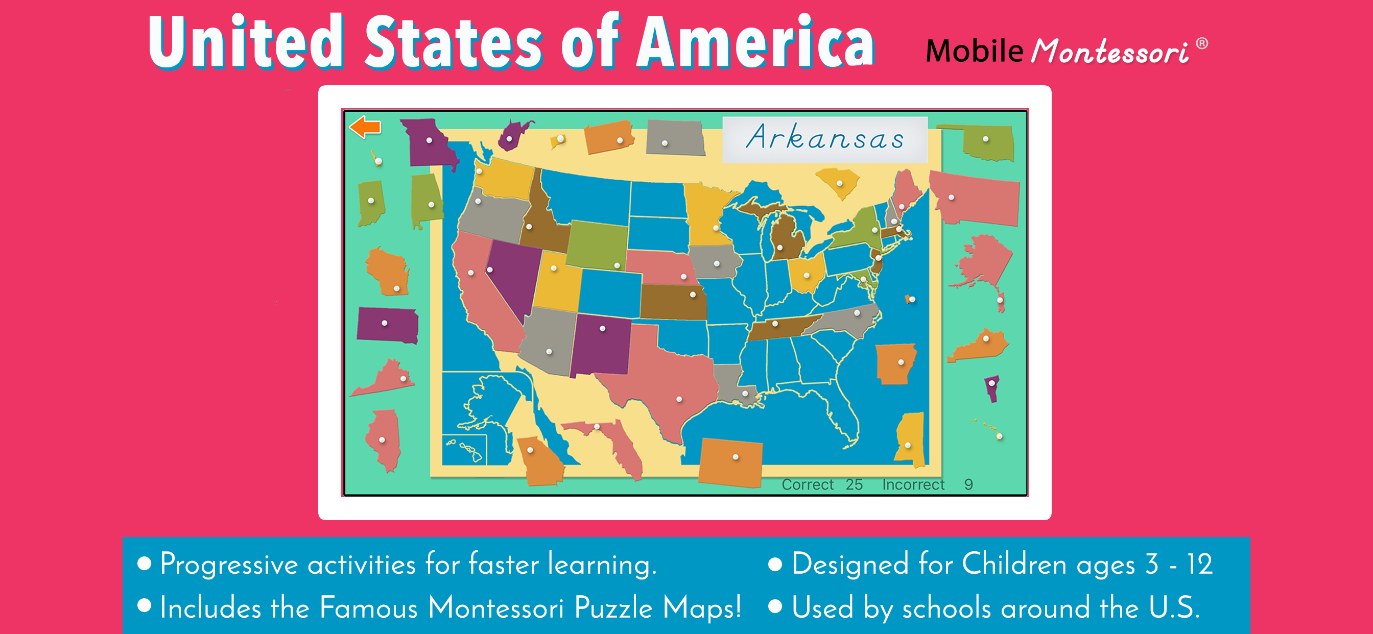 United States of America Map