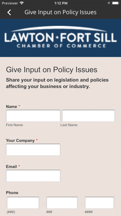 Screenshot #2 pour Lawton-Fort Sill Chamber