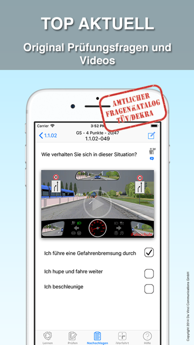 iFahrschule Lite Theorie Screenshot