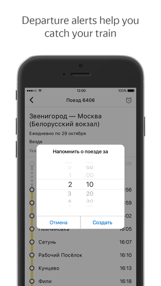 Yandex Trains Screenshot