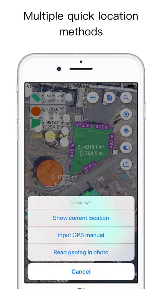 #7. Planimeter Pro for map measure (iOS) 由: zhong zhang