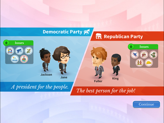 Win the White House iPad screenshot